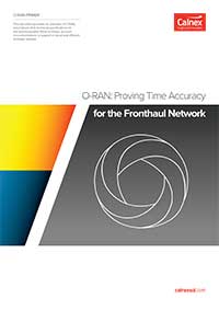 O-RAN同步白皮书: 验证前传网络定时精度